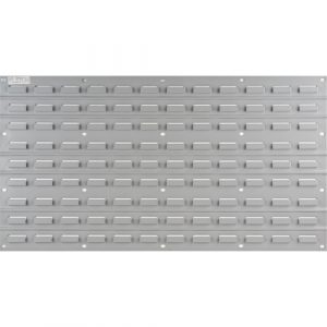 Metal Louvered Panel Bin Support Rack, 32 Bins, 36" W x 1/8" D x 19" H