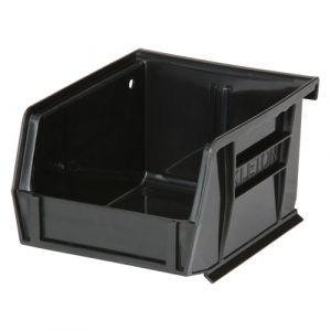 Stack & Hang Bin, 4-1/8" W x 3" H x 5-3/8" D, Black