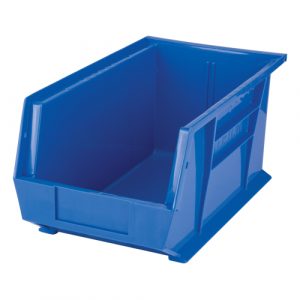 Stack & Hang Bin, 8-1/4" W x 7" H x 14-3/4" D, Blue