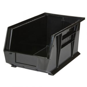 Stack & Hang Bin, 8-1/4" W x 7" H x 14-3/4" D, Black