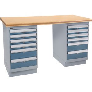 Pre-Designed Workbench, 60" W x 30" D x 34" H, 2500 lbs. Capacity