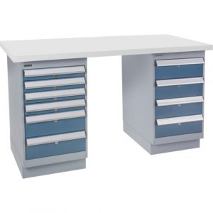 Pre-Designed Workbench, 60" W x 30" D x 34" H, 2500 lbs. Capacity