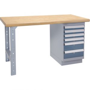 Pre-Designed Workbench, 2500 lbs. Cap., 60" W x 24" D, 34" H