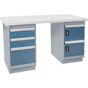 Workbench, 60" W x 24" D x 34" H, 2500 lbs. Capacity