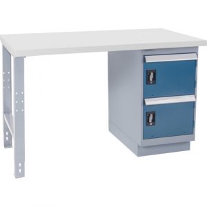 Industrial Duty Workbench, 24" W x 60" D x 34" H, 1000 lbs. Capacity