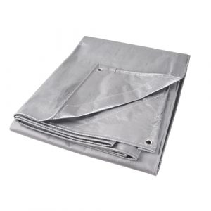 Tarp, Super Heavy-Duty, Silver, 40' x 60' x 12 mils