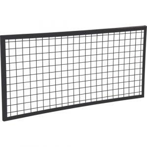 Wire Mesh Partition Panel, 2' H x 4' W