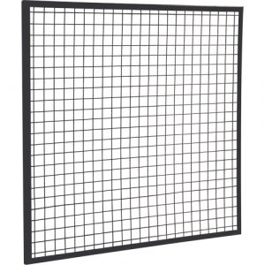 Wire Mesh Partition Panel, 4' H x 4' W