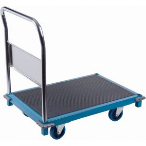 Institutional Platform Trucks, 36" L x 24" W, 1000 lbs. Capacity, Rubber Casters