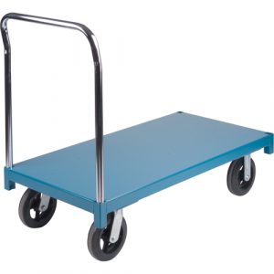 Heavy-Duty Platform Truck, 48" L x 30" W, 2000 lbs. Capacity, Rubber Casters