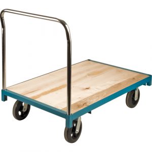 Heavy-Duty Platform Truck, 48" L x 30" W, 2000 lbs. Capacity, Rubber Casters