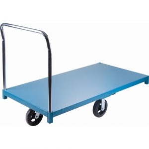 Heavy-Duty Platform Truck, 96" L x 48" W, 2000 lbs. Capacity, Rubber Casters