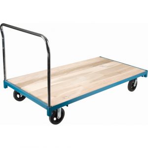 Heavy-Duty Platform Truck, 96" L x 48" W, 2000 lbs. Capacity, Rubber Casters