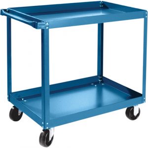 Shelf Carts , 2 Tiers, 24" W x 36" H x 48" D, 900 lbs. Capacity