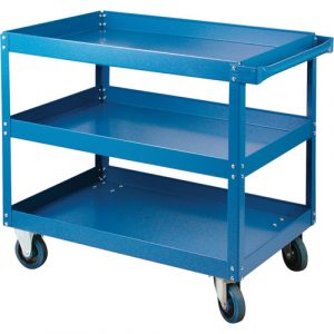 Shelf Carts , 3 Tiers, 24" W x 48" H x 48" D, 900 lbs. Capacity