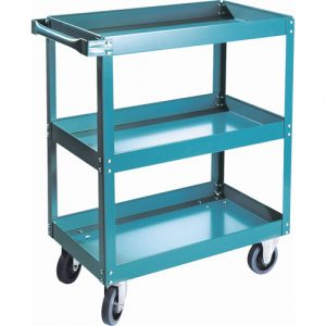 Shelf Carts , 3 Tiers, 24" W x 48" H x 48" D, 900 lbs. Capacity
