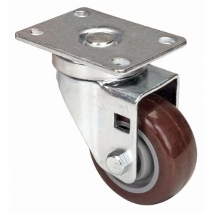 Caster, Swivel, 3" (76 mm), Polyurethane, 230 lbs. (104 kg.)