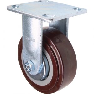 Caster, Rigid, 5" (127 mm), Polyurethane, 650 lbs. (294 kg.)