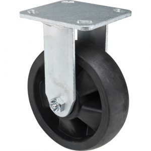 Hi-Temp Caster, Rigid, 6" (152.4 mm), Nylon, 880 lbs. (399 kg.)