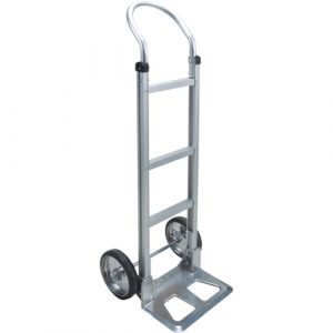 Knocked Down Hand Truck, Continuous Handle, Aluminum, 48" Height, 500 lbs. Capacity