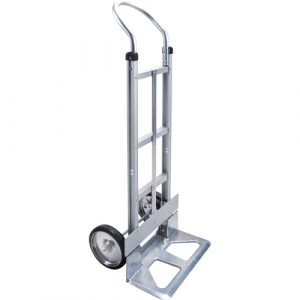 Knocked Down Hand Truck, Continuous Handle, Aluminum, 48" Height, 500 lbs. Capacity