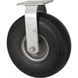 Flat-Free Casters, Rigid, 10" (254 mm), Flat-Free, 300 lbs. (136 kg.)