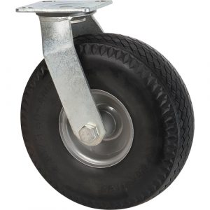 Flat-Free Casters, Swivel, 10" (254 mm), Flat-Free, 300 lbs. (136 kg.)