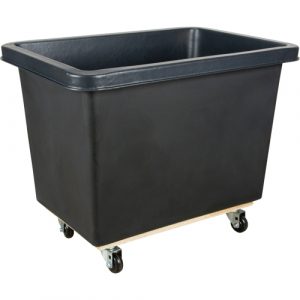 Tapered Wall Box Truck, Polyethylene, 39" L x 27" W x 30" H, 12 cu. ft. Volume, 500 lbs. Capacity
