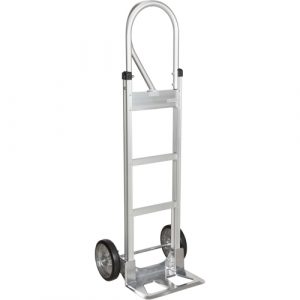 Knocked Down Hand Truck, P-Handle Handle, Aluminum, 52" Height, 500 lbs. Capacity