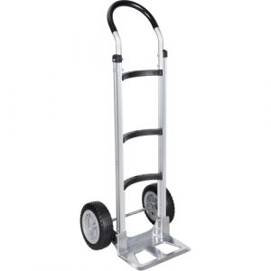 Knocked Down Hand Truck, Continuous Handle, Aluminum, 52" Height, 500 lbs. Capacity