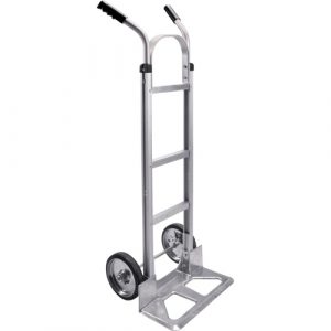 Knocked Down Hand Truck, Dual Handle, Aluminum, 52" Height, 500 lbs. Capacity