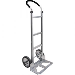 Knocked Down Hand Truck, Continuous Handle, Aluminum, 48" Height, 500 lbs. Capacity
