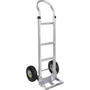 Knocked Down Hand Truck, Continuous Handle, Aluminum, 48" Height, 500 lbs. Capacity