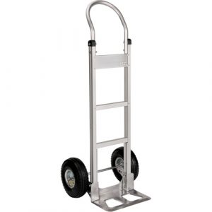 Knocked Down Hand Truck, Continuous Handle, Aluminum, 48" Height, 500 lbs. Capacity