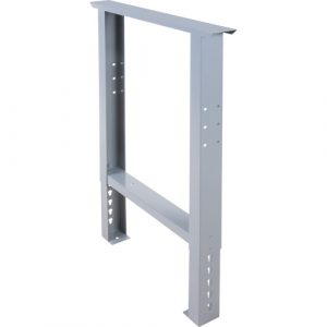 Industrial Duty Leg for Workbench, Steel, 24" D x 34" H, Single