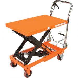 Hydraulic Scissor Lift Table, 32" L x 19-3/4" W, Steel, 1100 lbs. Capacity