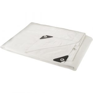 Tarps, Heavy-Duty, White, 30' x 40' x 6 mils