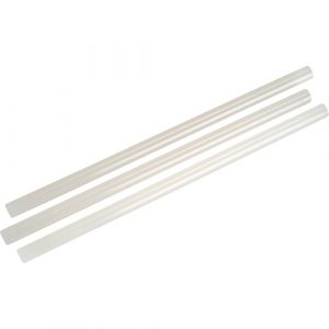 Glue Sticks, 7/16" Dia. x 10.0" L, Clear
