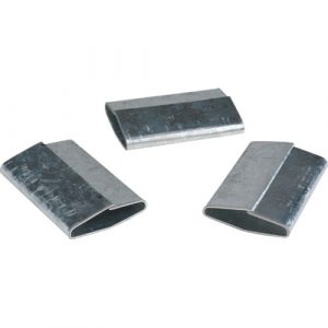Steel Seals, Closed, Fits Strap Width: 1-1/4"