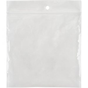 Poly Bags, Reclosable, 4" x 4", 4 mils