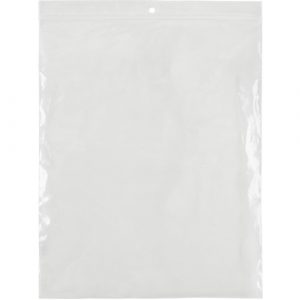 Poly Bags, Reclosable, 10" x 8", 4 mils