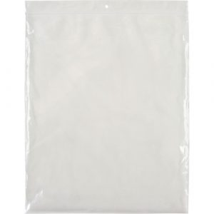 Poly Bags, Reclosable, 12" x 10", 2 mils