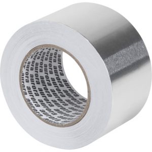 Aluminum Foil Tape, 2 mils Thick, 72 mm (3") x 55 m (180')