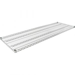 Wire Shelf for Heavy-Duty Chromate Wire Shelving, 72" W x 24" D, 600 lbs. Capacity