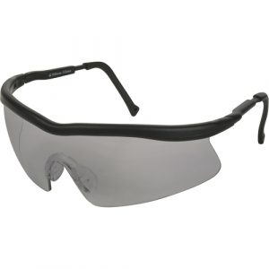 Z400 Series Safety Glasses, Grey/Smoke Lens, Anti-Scratch, CSA Z94.3