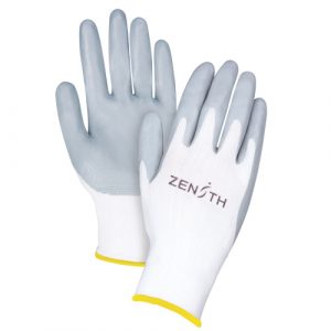 Lightweight Breathable Coated Gloves, 11/2X-Large, Foam Nitrile Coating, 13 Gauge, Polyester Shell