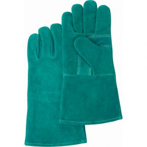 Premium Welder's Gloves, Split Cowhide, Size Large