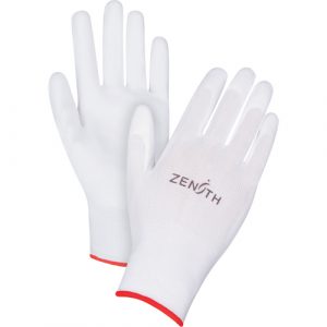Ultimate Dexterity Coated Gloves, 8/Medium, Polyurethane Coating, 13 Gauge, Polyester Shell