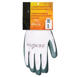 Lightweight Coated Gloves, 2X-Large, Nitrile Coating, 13 Gauge, Polyester Shell