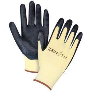 Superior Grip Cut-Resistant Gloves, Size Large/9, 13 Gauge, Foam Nitrile Coated, Aramid Shell, ANSI/ISEA 105 Level 3/EN 388 Level 5